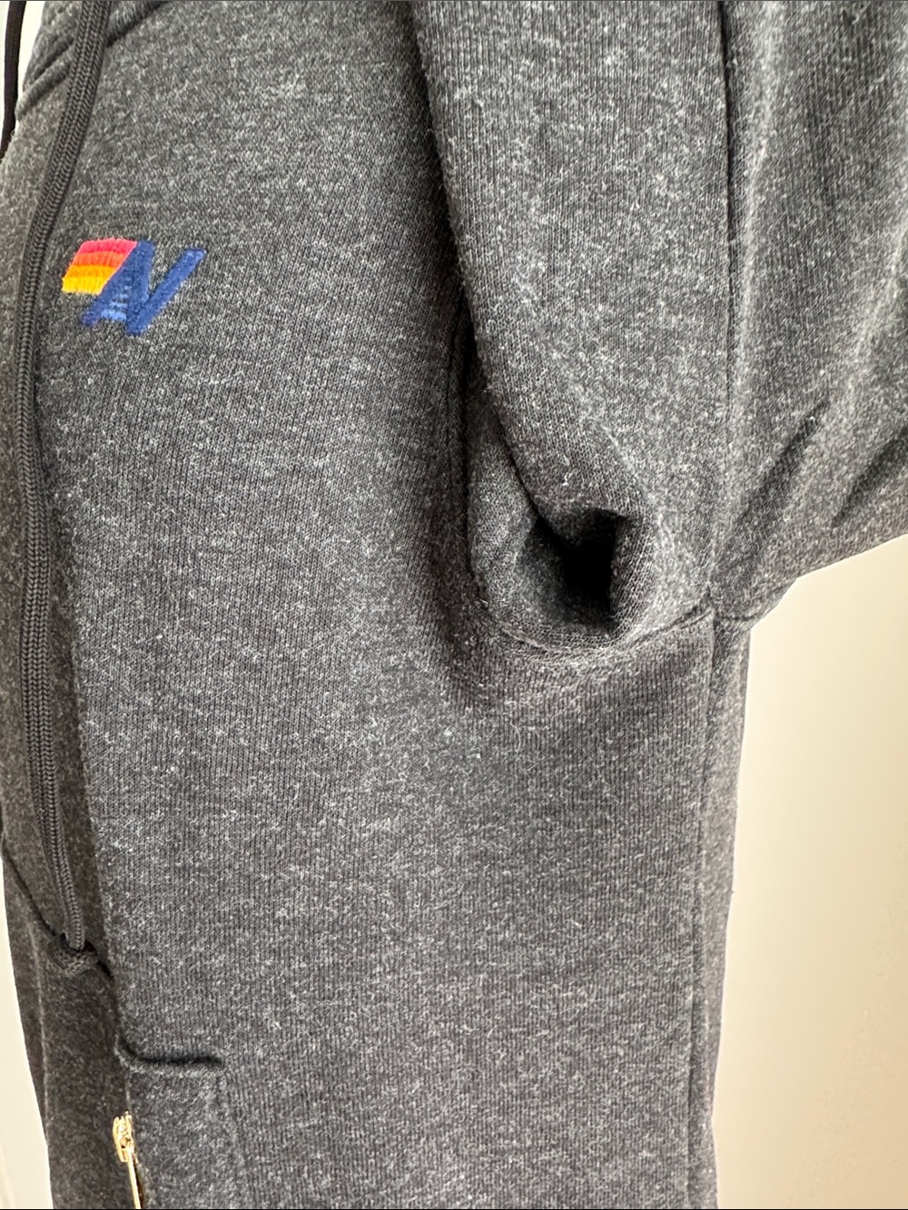 Aviator Nation NWOT Ninja Sweatshirt -  Charcoal, Size M - Picture 9 of 10